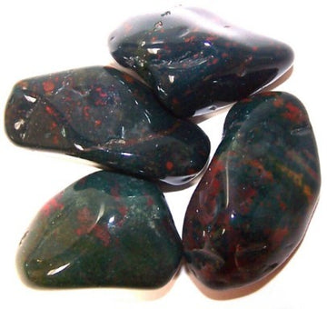 24x L Tumble Stones - Bloodstone - Hira Online